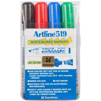 Artline EK-519 Monivärinen Whiteboard-merkki - 2-5mm Artline EK-519 Monivärinen Whiteboard-merkki - 2-5mm