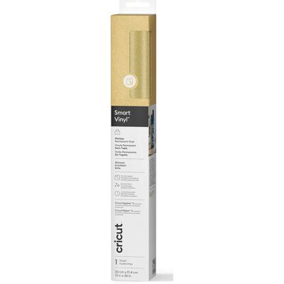 Cricut Smart Vinyl Permanent 33x91cm 1 sheet (Shimmer Gold) Cricut Smart Vinyl Permanent 33x91cm 1 sheet (Shimmer Gold)