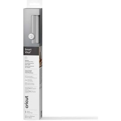 Cricut Smart Vinyl Permanent 33x91cm 1 sheet (Mat Silver) Cricut Smart Vinyl Permanent 33x91cm 1 sheet (Mat Silver)