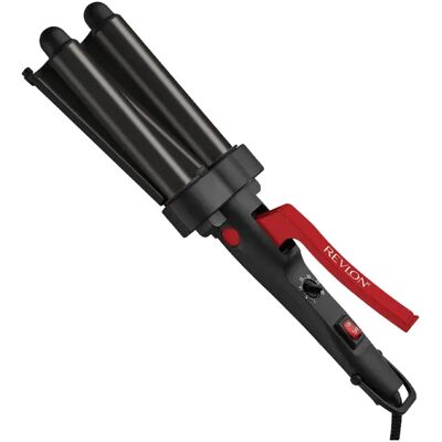 Revlon Wave Master Jumbo Tong RVIR3056UKE -kiharrin, musta/punainen Revlon Wave Master Jumbo Tong RVIR3056UKE -kiharrin, musta/punainen