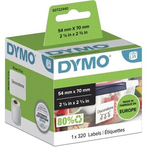 DYMO Label Multipurpose 54x70 perm white(320) DYMO Label Multipurpose 54x70 perm white(320)
