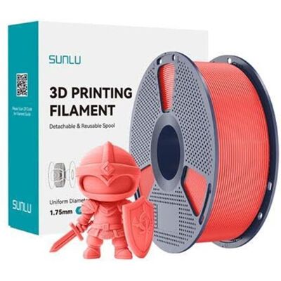 SUNLU PLA+ 1.75 mm -3D-tulostusfilamentti, Cherry SUNLU PLA+ 1.75 mm -3D-tulostusfilamentti, Cherry