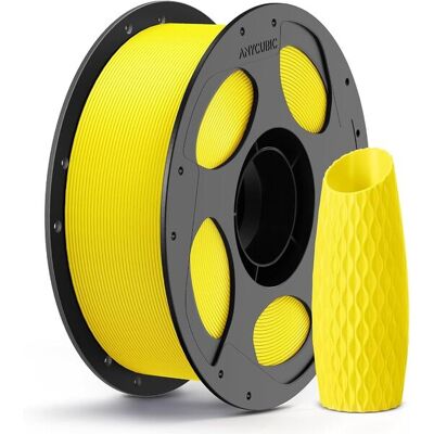 ANYCUBIC PLA, 1.75 mm, 1 kg -3D-tulostusfilamentti, keltainen ANYCUBIC PLA, 1.75 mm, 1 kg -3D-tulostusfilamentti, keltainen