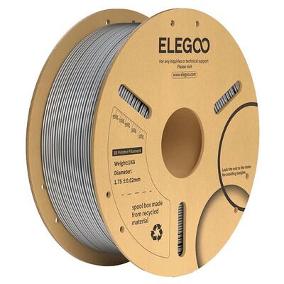 ELEGOO PLA+ 1.75 mm, 1 kg -3D-tulostusfilamentti, Star Gray ELEGOO PLA+ 1.75 mm, 1 kg -3D-tulostusfilamentti, Star Gray