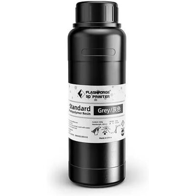 FLASHFORGE Standard Resin Grey 0,5KG 3D Printing Resin FLASHFORGE Standard Resin Grey 0,5KG 3D Printing Resin