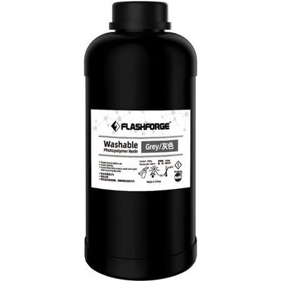 FLASHFORGE Washable Resin Grey 1L 3D Printing Resin FLASHFORGE Washable Resin Grey 1L 3D Printing Resin