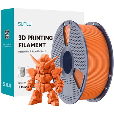 SUNLU PLA+ 2.0 1.75 mm, 1 kg -3D-tulostusfilamentti, Sunny Orange SUNLU PLA+ 2.0 1.75 mm, 1 kg -3D-tulostusfilamentti, Sunny Orange