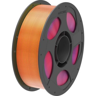 Anycubic PLA silkkinen, 1.75 mm, 1 kg -3D-tulostusfilamentti, punainen, sininen ja keltainen Anycubic PLA silkkinen, 1.75 mm, 1 kg -3D-tulostusfilamentti, punainen, sininen ja keltainen