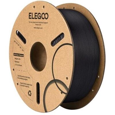 ELEGOO PLA-CF, hiilikuitu, 1.75 mm, 1 kg -3D-tulostusfilamentti, musta ELEGOO PLA-CF, hiilikuitu, 1.75 mm, 1 kg -3D-tulostusfilamentti, musta