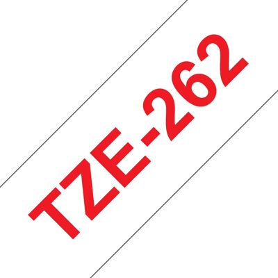 Brother TZe262 - Punainen valkoisella - Rulla (3,6 cm x 8 m) 1 rulla (rullat) laminaattinauha malleihin P-Touch PT-3600, 550, 9200, 9400, 9500, 9600, Brother TZe262 - Punainen valkoisella - Rulla (3,6 cm x 8 m) 1 rulla (rullat) laminaattinauha malleihin P-Touch PT-3600, 550, 9200, 9400, 9500, 9600,
