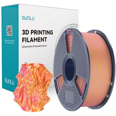 SUNLU PLA+ silkkinen, 1.75 mm, 1 kg -3D-tulostusfilamentti, pinkki ja kulta SUNLU PLA+ silkkinen, 1.75 mm, 1 kg -3D-tulostusfilamentti, pinkki ja kulta