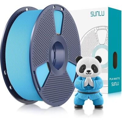 SUNLU PLA+ 1.75 mm, 1 kg -3D-tulostusfilamentti, vaaleansininen SUNLU PLA+ 1.75 mm, 1 kg -3D-tulostusfilamentti, vaaleansininen