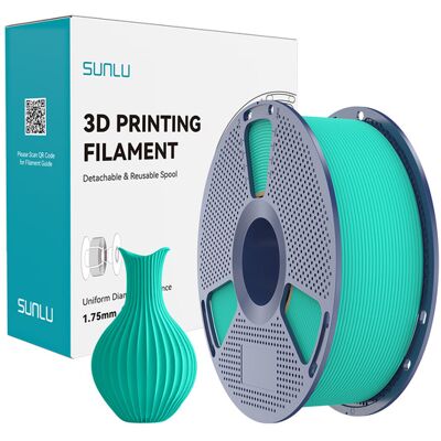SUNLU PLA 1.75 mm, 1 kg -3D-tulostusfilamentti, Mint Green SUNLU PLA 1.75 mm, 1 kg -3D-tulostusfilamentti, Mint Green