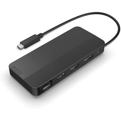 Lenovo USB-C Dual Display Travel Dock -telakka Lenovo USB-C Dual Display Travel Dock -telakka