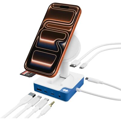 TARGUS Hyper HyperDrive Flex MagCharge USB-C Hub Blue TARGUS Hyper HyperDrive Flex MagCharge USB-C Hub Blue