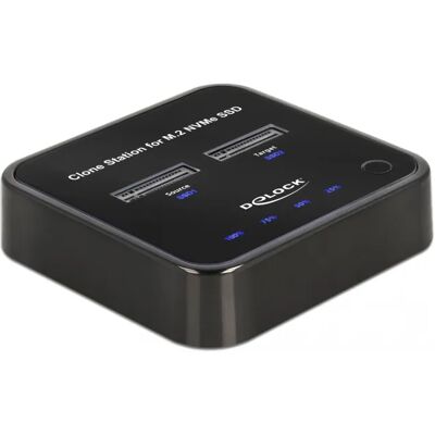 DE-LOCK Delock M.2 Docking Station for 2 x M.2 NVMe PCIe SSD with Clone functi DE-LOCK Delock M.2 Docking Station for 2 x M.2 NVMe PCIe SSD with Clone functi