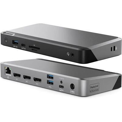 ALOGIC PRIME DX3 Universal Dock w. Triple 4K and with 100W PD ALOGIC PRIME DX3 Universal Dock w. Triple 4K and with 100W PD