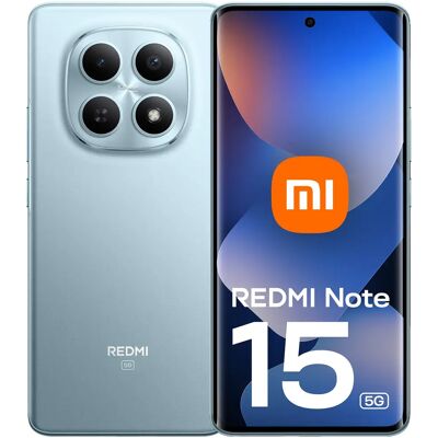 Xiaomi Redmi Note 15 5G 8/256 Gt -puhelin, Glacier Blue Xiaomi Redmi Note 15 5G 8/256 Gt -puhelin, Glacier Blue