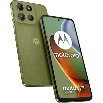 Motorola Moto G15 Power 8/256 Gt -puhelin, Iguana Green Motorola Moto G15 Power 8/256 Gt -puhelin, Iguana Green