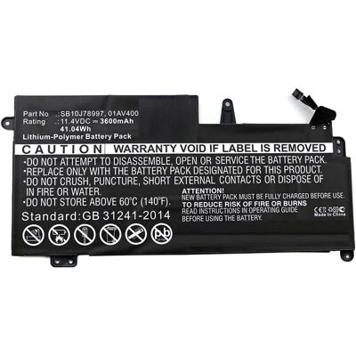 MICROBATTERY 41.04Wh Lenovo Laptop Battery MICROBATTERY 41.04Wh Lenovo Laptop Battery