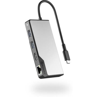 ALOGIC USB-C Fusion ALPHA V2 5-i-1-hubb HDMI, USB, Ethernet och PD ? Rymdgrå ALOGIC USB-C Fusion ALPHA V2 5-i-1-hubb HDMI, USB, Ethernet och PD ? Rymdgrå