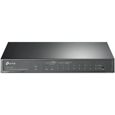 TP-LINK TL-SG1210MPE PoE+ Easy Smart Switch 8x 10/100/1000Mbps + 1x GE Combo SFP + 2x GE Non-PoE RJ45 123W budget VLAN QoS IGMP Sn TP-LINK TL-SG1210MPE PoE+ Easy Smart Switch 8x 10/100/1000Mbps + 1x GE Combo SFP + 2x GE Non-PoE RJ45 123W budget VLAN QoS IGMP Sn