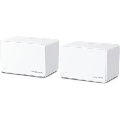 Mercusys Halo H80X -mesh WiFi -järjestelmä, Wi-Fi 6, AX3000, Dual-band, 2 kpl, valkoinen Mercusys Halo H80X -mesh WiFi -järjestelmä, Wi-Fi 6, AX3000, Dual-band, 2 kpl, valkoinen