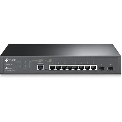 TP-LINK JetStream TL-SG3210 - Kytkin - Hallinnoitu - 8 x 10/100/1000 - työpöytä, räkkiin asennettava TP-LINK JetStream TL-SG3210 - Kytkin - Hallinnoitu - 8 x 10/100/1000 - työpöytä, räkkiin asennettava