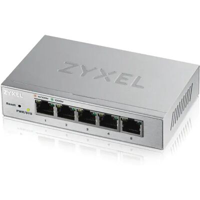ZYXEL GS1200-5 - 5-porttinen hallittava Gigabit-kytkin, hopea ZYXEL GS1200-5 - 5-porttinen hallittava Gigabit-kytkin, hopea
