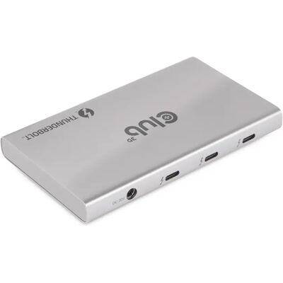 Club 3D Thunderbolt 4 Portable 5-in-1 Hub with Smart Power -hubi, Harmaa Club 3D Thunderbolt 4 Portable 5-in-1 Hub with Smart Power -hubi, Harmaa