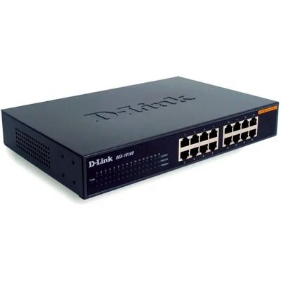 D-Link DES-1016D/E - 16-porttinen hallitsematon Fast Ethernet -työpöytäkytkin D-Link DES-1016D/E - 16-porttinen hallitsematon Fast Ethernet -työpöytäkytkin