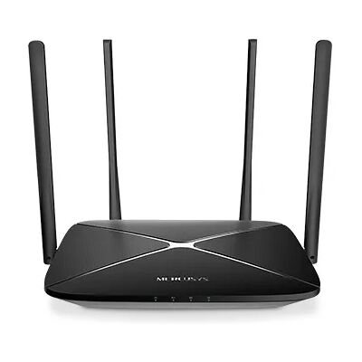 Mercusys AC12G -reititin, Wi-Fi 5, AC1200, Dual-band, musta Mercusys AC12G -reititin, Wi-Fi 5, AC1200, Dual-band, musta