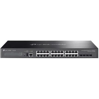 TP-LINK Omada SG5428X - Hallittava Layer 3 -kytkin, musta TP-LINK Omada SG5428X - Hallittava Layer 3 -kytkin, musta