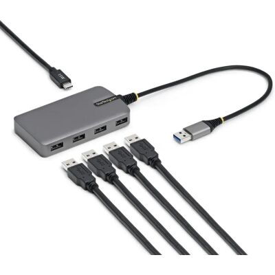 Startech 4-Port USB-A Hub 5Gbps Bus Powered -USB-hubi Startech 4-Port USB-A Hub 5Gbps Bus Powered -USB-hubi