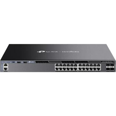 TP-Link Omada SG6428X - Hallittava Layer 3 -kytkin, Musta TP-Link Omada SG6428X - Hallittava Layer 3 -kytkin, Musta
