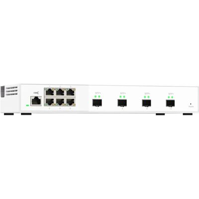 QNAP SYSTEMS QNAP QSW-M2106-4S - Hallittava kytkin, Valkoinen QNAP SYSTEMS QNAP QSW-M2106-4S - Hallittava kytkin, Valkoinen