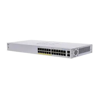 Cisco CBS110-24PP-EU - Hallinnoimaton 24-porttinen Gigabit-verkkokytkin, Harmaa Cisco CBS110-24PP-EU - Hallinnoimaton 24-porttinen Gigabit-verkkokytkin, Harmaa