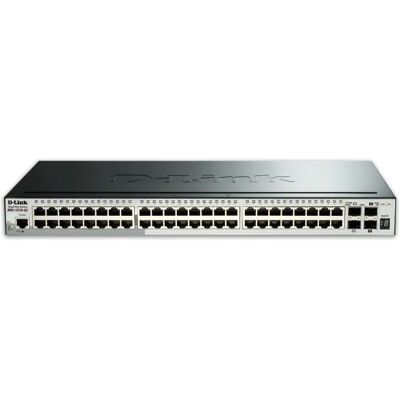 D-Link Gigabit Stackable SmartPro nätverksswitch, 48xRJ45, 4xSFP, PoE D-Link Gigabit Stackable SmartPro nätverksswitch, 48xRJ45, 4xSFP, PoE