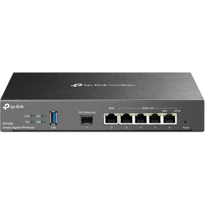 TP-Link Omada SafeStream ER7206 -reititin, VPN, musta TP-Link Omada SafeStream ER7206 -reititin, VPN, musta