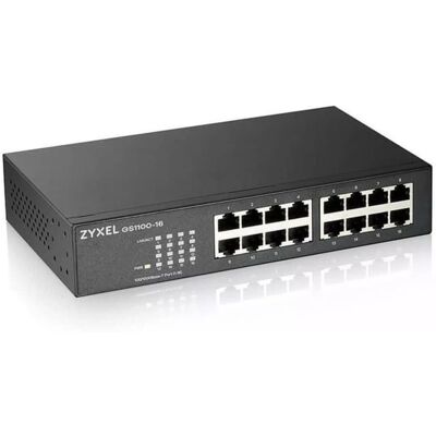 ZYXEL GS1100-16EPS - 16-porttinen hallitsematon Gigabit PoE -kytkin ZYXEL GS1100-16EPS - 16-porttinen hallitsematon Gigabit PoE -kytkin