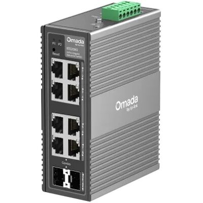 TP-Link Omada IES208G - Hallittava gigabit-teollisuuskytkin TP-Link Omada IES208G - Hallittava gigabit-teollisuuskytkin
