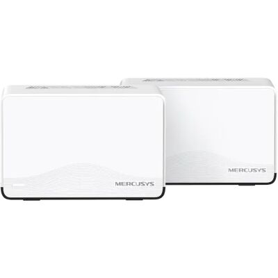 Mercusys Halo H27BE -mesh WiFi -järjestelmä, Wi-Fi 7, BE3600, Dual-band, 2 kpl, 2,5G WAN -portilla, valkoinen Mercusys Halo H27BE -mesh WiFi -järjestelmä, Wi-Fi 7, BE3600, Dual-band, 2 kpl, 2,5G WAN -portilla, valkoinen