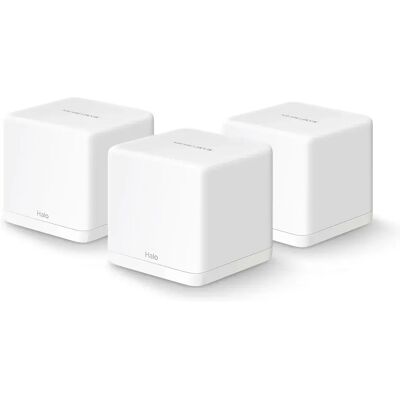 Mercusys Halo H30G -mesh WiFi -järjestelmä, Wi-Fi 5, AC1300, Dual-band, 3 kpl, valkoinen Mercusys Halo H30G -mesh WiFi -järjestelmä, Wi-Fi 5, AC1300, Dual-band, 3 kpl, valkoinen