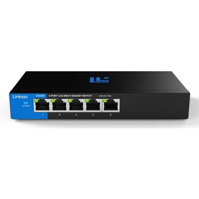 Linksys LN2305-KE - Hallitsematon Ethernet-kytkin, Musta, Sininen Linksys LN2305-KE - Hallitsematon Ethernet-kytkin, Musta, Sininen