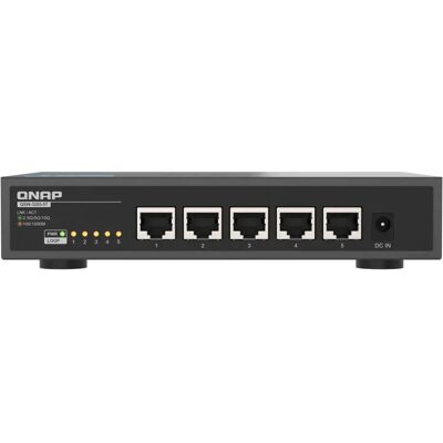 QNAP SYSTEMS QNAP QSW-3205-5T - hallitsematon kytkin, musta QNAP SYSTEMS QNAP QSW-3205-5T - hallitsematon kytkin, musta
