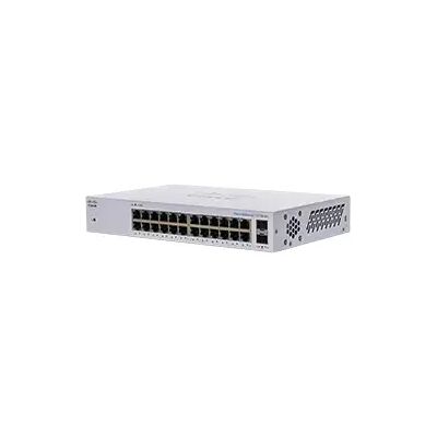 Cisco CBS110-24T-EU - Hallitsematon 24-porttinen Gigabit Ethernet -kytkin ja 2 SFP-yhdistelmäpaikkaa, Harmaa Cisco CBS110-24T-EU - Hallitsematon 24-porttinen Gigabit Ethernet -kytkin ja 2 SFP-yhdistelmäpaikkaa, Harmaa