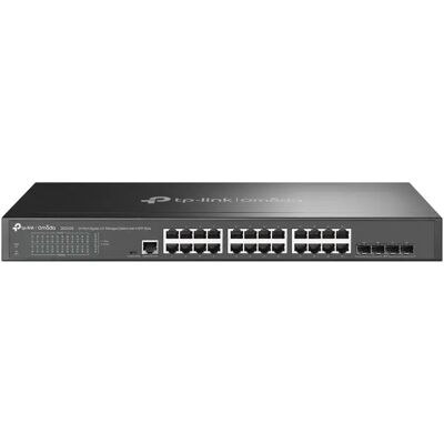 TP-Link Omada SG3428 - Hallittava kytkin, musta TP-Link Omada SG3428 - Hallittava kytkin, musta