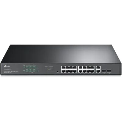 TP-Link 16-Port Gigabit PoE+ Easy Smart Switch, 16 Gigabit RJ45 Ports, 2 SFP TP-Link 16-Port Gigabit PoE+ Easy Smart Switch, 16 Gigabit RJ45 Ports, 2 SFP