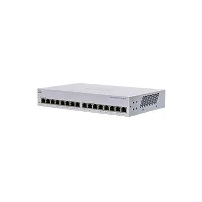 Cisco Business CBS110-16T - 16-porttinen hallitsematon Gigabit-kytkin, Harmaa Cisco Business CBS110-16T - 16-porttinen hallitsematon Gigabit-kytkin, Harmaa