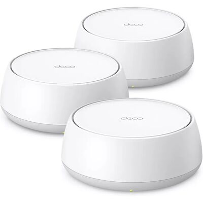 TP-Link Deco BE22 -mesh WiFi -järjestelmä, Wi-Fi 7, BE3600, Dual-band, 3 kpl, valkoinen TP-Link Deco BE22 -mesh WiFi -järjestelmä, Wi-Fi 7, BE3600, Dual-band, 3 kpl, valkoinen